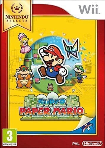 Nintendo Selects: Super Paper Mario (Nintendo Wii) - Game P0LN (Pre Owned)