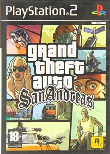 Grand Theft Auto San Andreas Game PS2 - Game  5KVG  (Pre Owned)