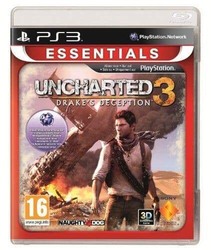 Uncharted 3 PS-3 Essentials PEGI - Game  T0VG  (Pre Owned)