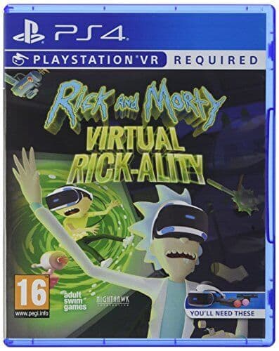 Rick and Morty Virtual Rick-Ality (Sony Playstation PS4) - Game  KFVG  (Pre Owned)