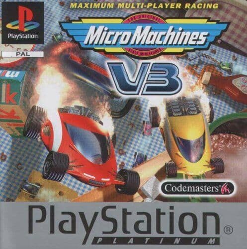 Sony Playstation - Micro Machines V3 - Platinum - Game  KTVG  (Pre Owned)