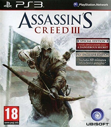 PS3 ASSASSIN'S CREED III : SPECIAL + EXCLUSIVE EDITION (EU) - Game  6WVG The (Pre Owned)