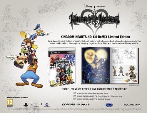 Kingdom Hearts 1.5: Limited Edition (Sony Playstation PS3) - Game  TQVG  (Pre Owned)