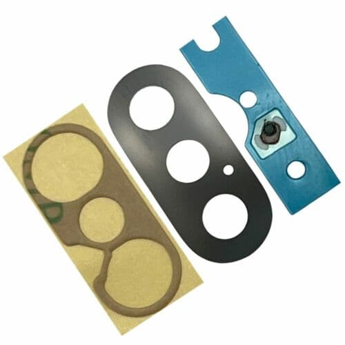 Original Glass Camera Lens with Adhesive For iPhone X Replacement Part