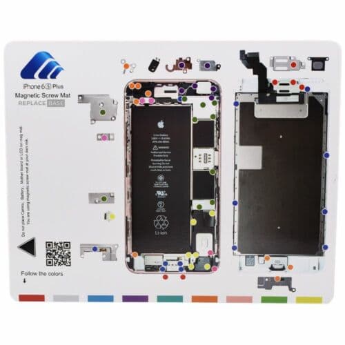 Screw Management Diagram For Apple iPhone 6S Plus Magnetic Manage Project Mat