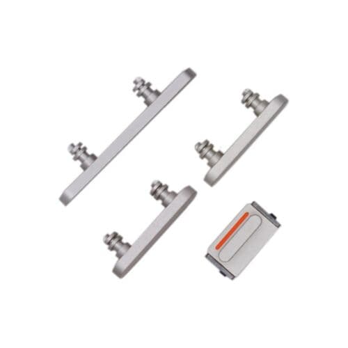 External Button Set For Apple iPhone 12 White Replacement Repair Part