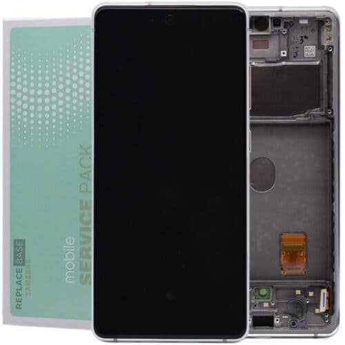 AMOLED Touch Screen For Samsung Galaxy S20 FE G780 Replacement Cloud White
