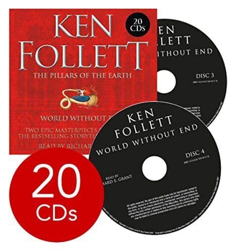 Pillars of the Earth & World without End (20 Cds) by Grant, Richard E. (Reader) - Pre Owned