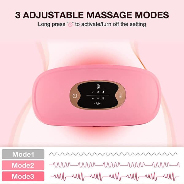 USB Electric Heating Menstrual Heat Pad Belt Woman Period Pain Relief Cramps