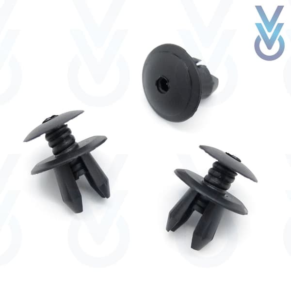 10x Load Bay Lining & Trim Panel Clips for some Volkswagen Caddy, Transporter