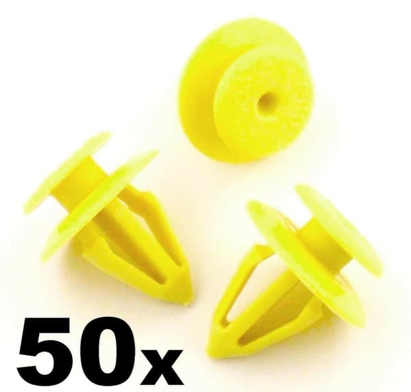 50x Seat Interior Door Card, Dashboard & Panel Retainer Trim Clips, 7M0867299K