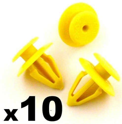 10x Seat Interior Door Card, Dashboard & Panel Retainer Trim Clips, 7M0867299K