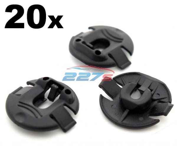 20x Wheel Arch Lining Fastener Washer, for use on Audi cars with T-Bolt fastener