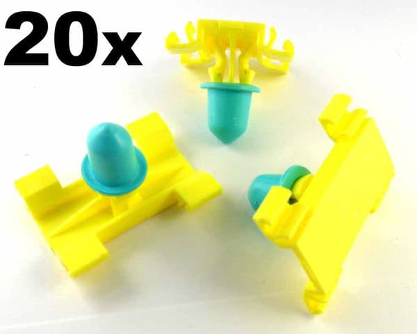 20x Vauxhall Astra G & Zafira A Door Trim Clips- Side Moulding Clips 90590995