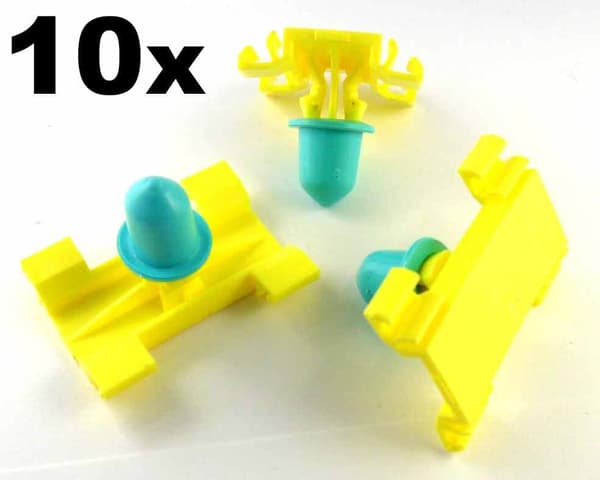 10x Vauxhall Astra G & Zafira A Door Trim Clips- Side Moulding Clips 90590995