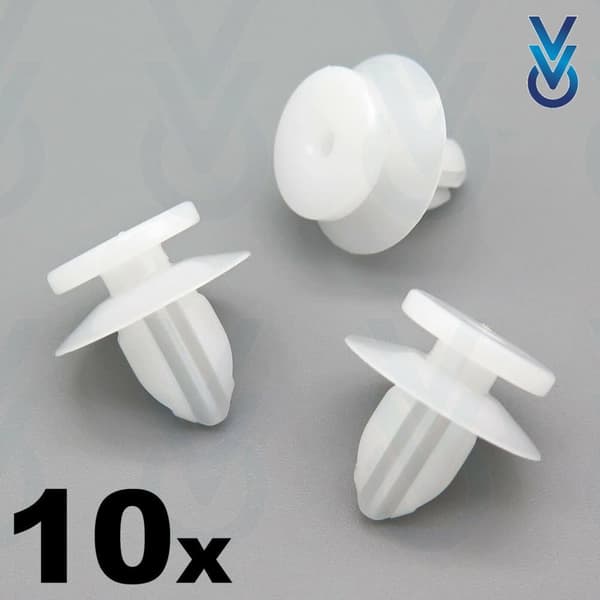 10x Mitsubishi Shogun Wheel Arch Flare & Side Body Moulding Trim Clips MU000573