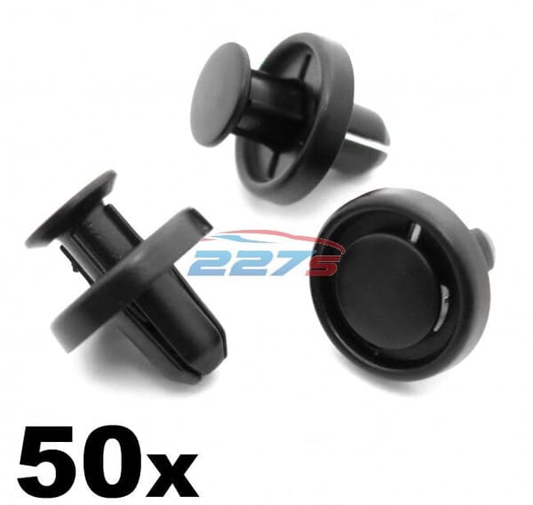50x 8mm Wheel Arch Lining Clips, Inner Wing, Splashguard For Subaru
