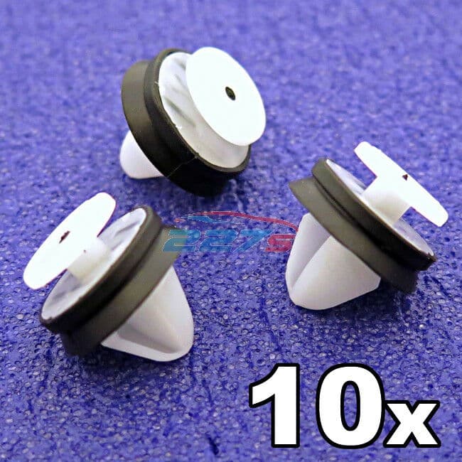 10x Wheel Arch Trim Clips to Fit Nissan Qashqai & Renault Kadjar Front