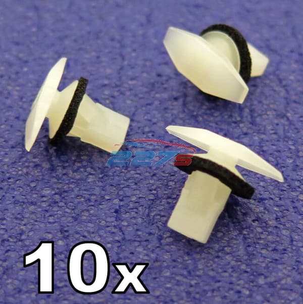 10x Door Seal Weatherstrip Seal Clips for Honda Civic EK Coupe EJ 91530-ST5-003