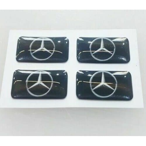 MERCEDES BENZ 3D DOMED BADGE LOGO EMBLEM STICKER GRAPHIC DECAL A B C E S G CLASS
