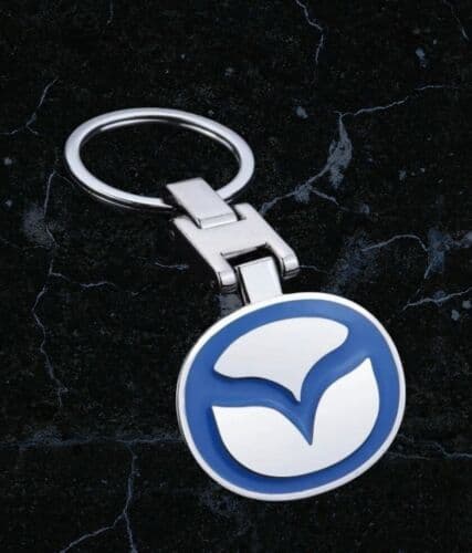 Mazda 3D Car Keyring Keychain Logo On Both Sides GIFT BOX