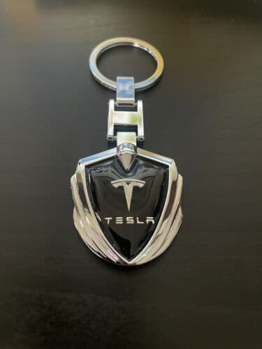 Tesla Car Keyring Keychain - Metal x1