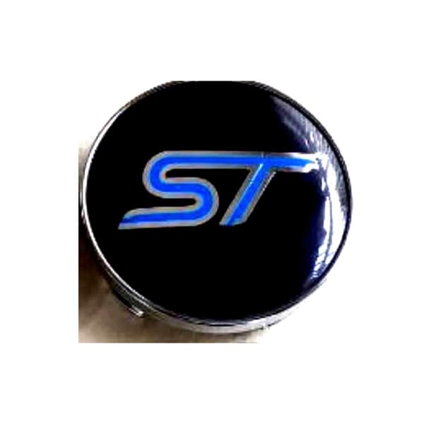 Black/Silver/Blue Ford ST Wheel Center Cap Hub Badge 60mm 1 PCS For C-Max Galaxy Focus Mondeo Transit Ka Fiesta Kuga B-Max