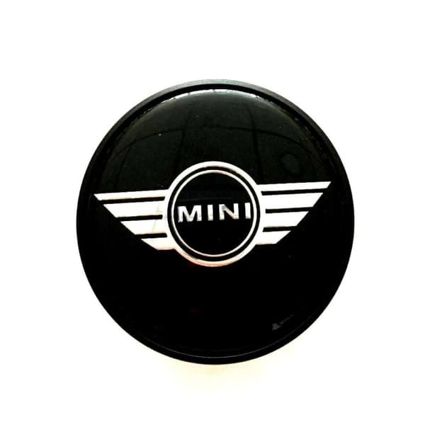 Black/Silver Mini Cooper Wheel Center Cap Hub Badge 54mm 1 PCS For Hardtop Clubman S D E