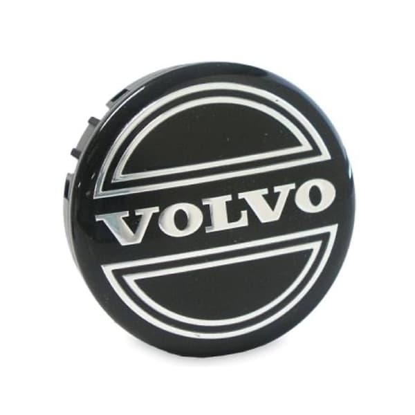 Black Volvo Car Wheel Center Caps Hub Cover 65mm 1 PCS For C70, S60, V60, V70