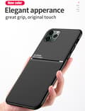 Miniatyrbilde 7 av 8: For iPhone 15 Shockproof Rubber Magnetic Leather Case BLACK