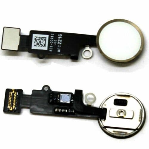 Home Button For Apple iPhone 7 8 Gold White Replacement External Main Part