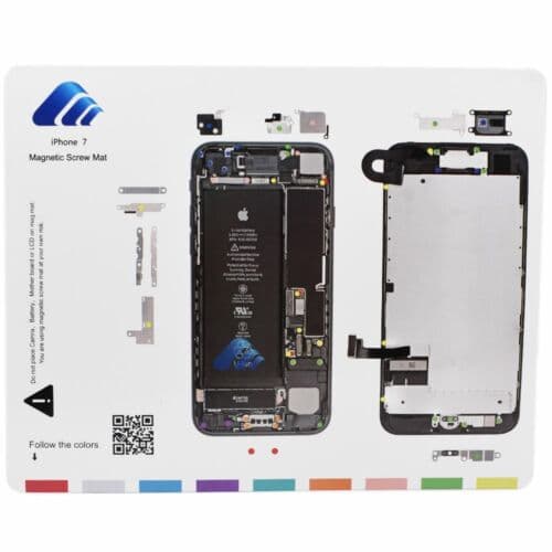 Screw Management Diagram For Apple iPhone 7 Magnetic Easy Manage Project Mat Pad