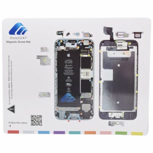 Screw Management Diagram For Apple iPhone 6S Magnetic Easy Manage Project Mat