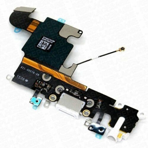 Dock For Apple iPhone 6s White Replacement Port Flex Cable Microphone Headphone