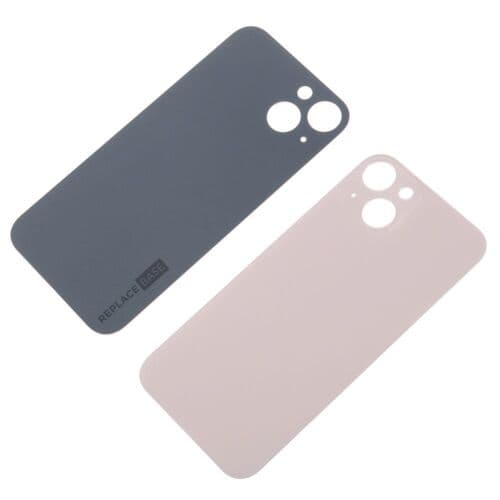Bigger Camera Hole Back Glass (no logo) Pink For Apple iPhone 13