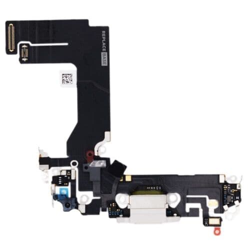 Charging Port Flex With Mic For Apple iPhone 13 Mini White Replacement Cable