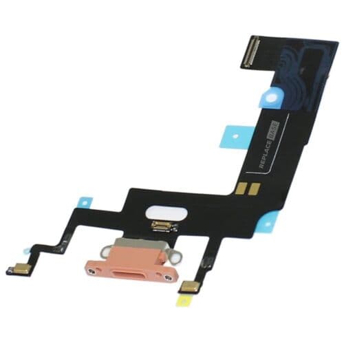 Dock For iPhone XR Replacement Charging Flex Cable Main Microphone Coral Pink