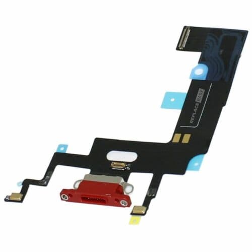 Dock For iPhone XR Replacement Charging Flex Cable Main Microphone Red BAQ
