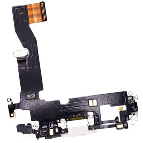 Charging Port Microphone Flex For iPhone 12 12P Replacement Original White