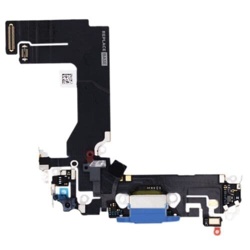 Charging Port Flex With Mic For Apple iPhone 13 Mini Blue Replacement Cable