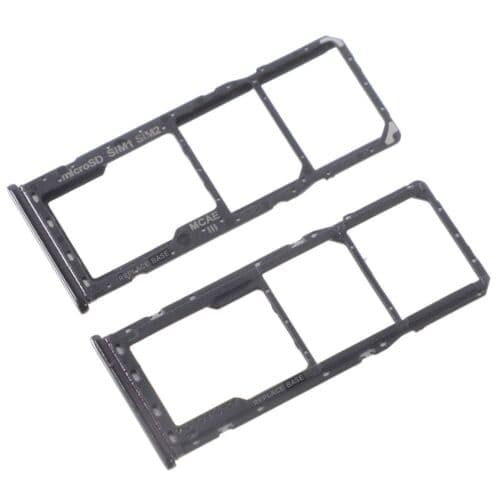 Dual SIM & SD Card Tray For Samsung Galaxy M21 M31 Replacement Holder Slot Black