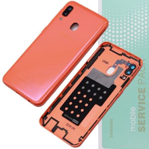 Battery Cover For Samsung Galaxy A20e A202 Replacement Service Pack Case Orange