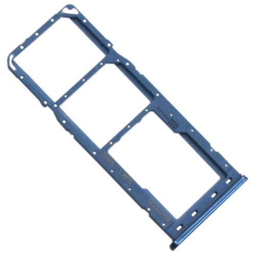 Replacement BAQ Dual SIM Micro SD Card Tray Blue For Samsung Galaxy A50 A505