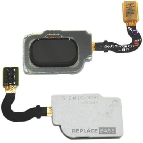 Fingerprint Scanner For Samsung Galaxy A8 2018 A530 Replacement BAQ Button Black