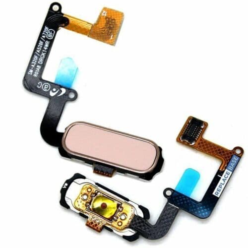 Home Button For Samsung A320 A520 A720 A3 A5 A7 2017 Pink Replacement Flex