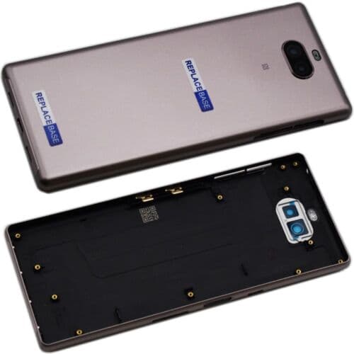 Battery Cover For Sony Xperia 10 Replacement Rear Panel With Camera Lens Gold