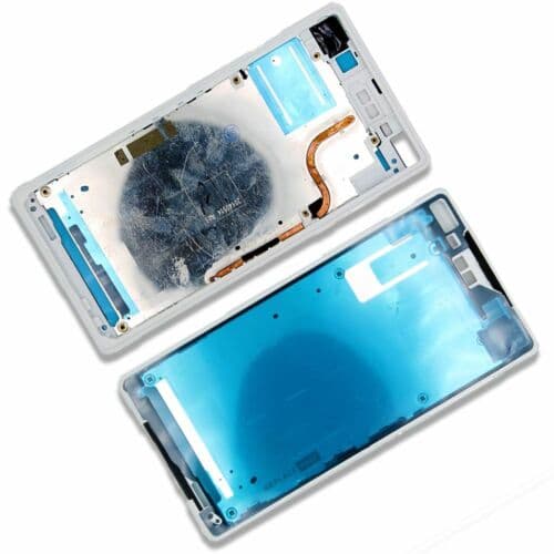 Cover Frame Assembly For Sony Xperia Z2 White Bezel Chassis Housing  Genuine