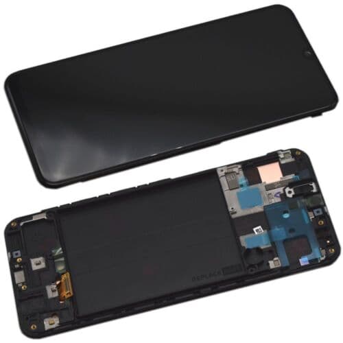 Replacement AMOLED Touch Screen Assembly With Frame For Samsung Galaxy A50 A505