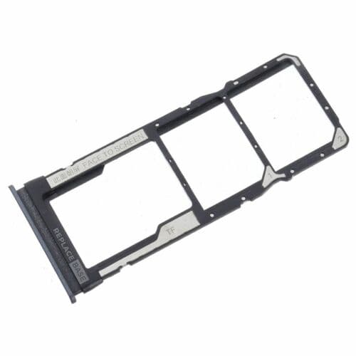 Dual SIM & SD Card Tray For Xiaomi Redmi Note 9T Replacement Repair Part Blac...
