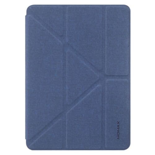 MOMAX 3 Folding Style Flip Case For Apple iPad Mini 5 Pencil 1 Holder Cover Blue